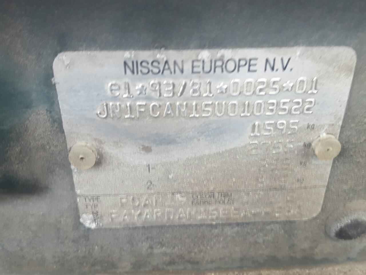 Узнать по вину коробку передач. Nissan Almera n15 VIN.