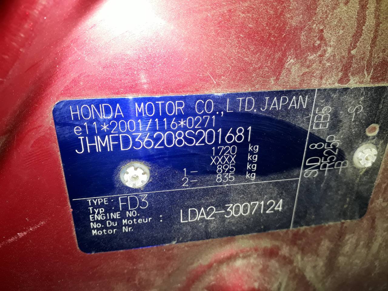 Vin номер honda. Маркировочная табличка Хонда Цивик 4д. Honda Civic 8 табличка с вин. Honda Civic 4d 2008 VIN. Вин номер зонда Цивик 4д.
