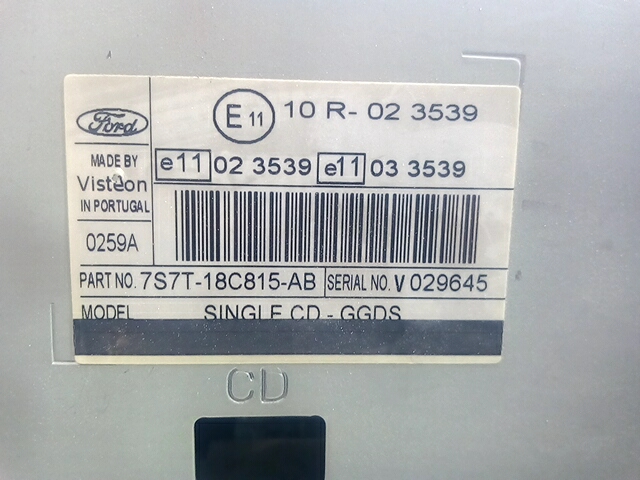 

Магнитола Ford Mondeo 4, Mondeo 4