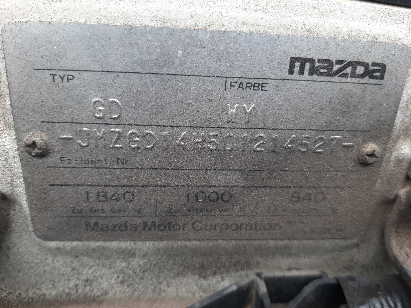 Авторазборка Mazda 626 GD Z4144 купить детали б/у в России