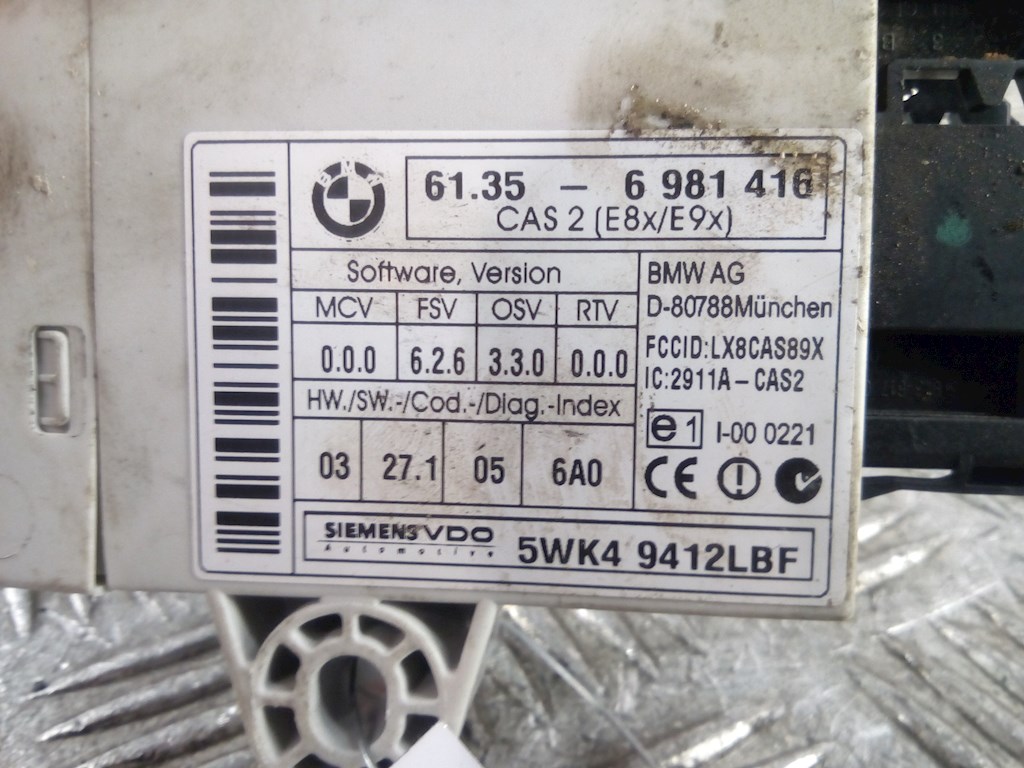 

Блок комфорта BMW 3 Series (E91), 3 Series (E91)