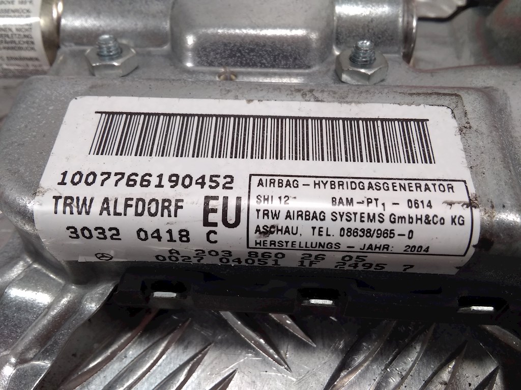 

Подушка безопасности в дверь Mercedes W203 (C Class), W203 (C Class)