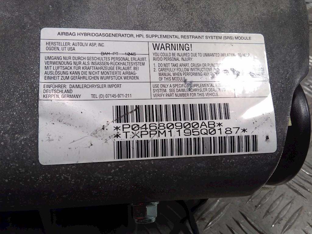 

Подушка безопасности пассажирская (в торпедо) Chrysler Pacifica, Pacifica