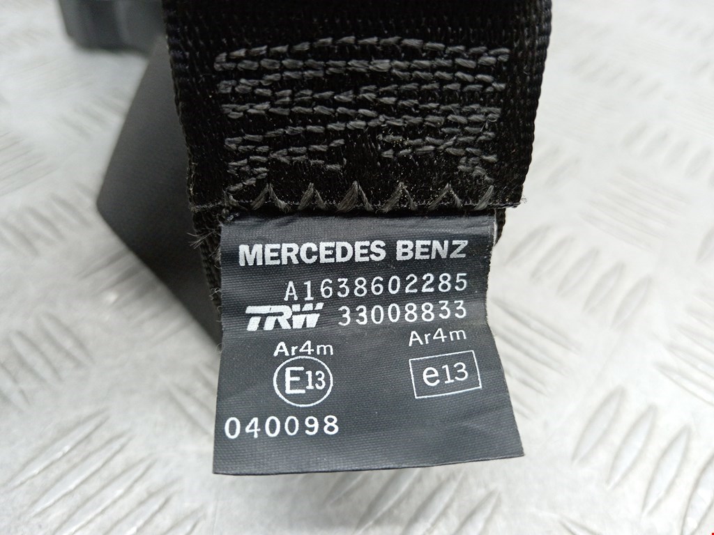 Ремень безопасности задний правый MERCEDES-BENZ M-Class W163 ML 1997-2005