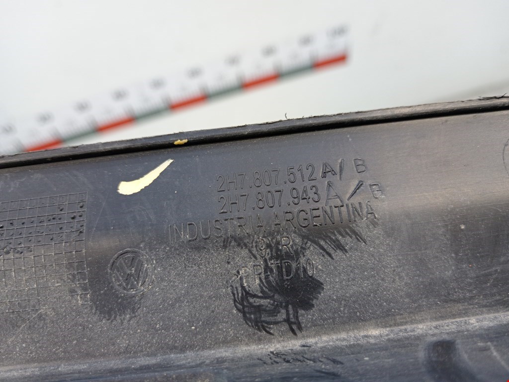 Юбка (губа) бампера  задняя (заднего) VOLKSWAGEN Amarok 2010-н.в.